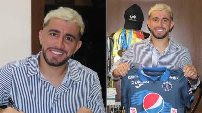 Agustín Auzmendi firmó la renovación de su contrato por el Motagua poniendo fin a los rumores de una posible salida.