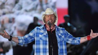 El cantante de country Toby Keith.