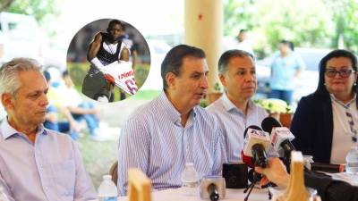 Jorge Salomón, presidente de la Federación de Fútbol de Honduras.