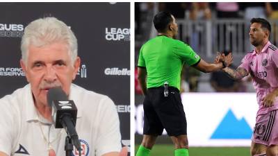 Tuca Ferretti habló en conferencia de prensa sobre la derrota del Cruz Azul ante el Inter Miami en el debut de Messi.