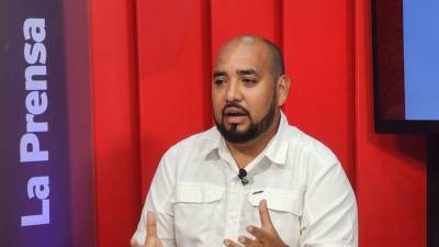 Ministro de Educación, Daniel Enrique Esponda durante su visita por Diario LA PRENSA.