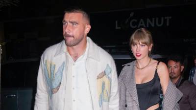 Travis Kelce y Taylor Swift.