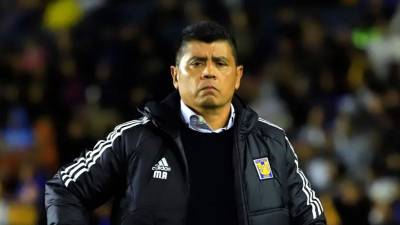 Marco Antonio Ruiz, entrenador de los Tigres de México, está en la cuerda floja por malos resultados.