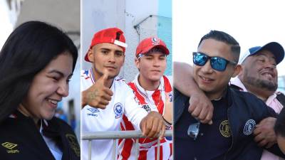 Varias horas antes de la Gran Final comenzaron a llegar aficionados al estadio Nacional Chelato Uclés, así como las novias de futbolistas del Olimpia y el director deportivo de Motagua, Emilio Izaguirre.
