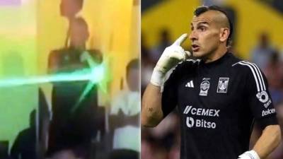 Nahuel Guzmán, portero de Tigres, recibió una sanción sin precedentes por usar un láser verde para molestar a jugadores de Monterrey en pleno partido.