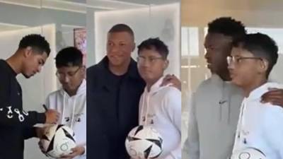 Mbappé y Vinicius presentes: Real Madrid tiene enorme gesto con hondureño