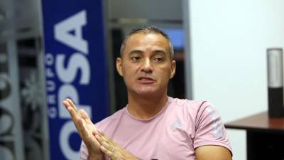 Melvin Matamoros, durante la entrevista con Grupo OPSA.