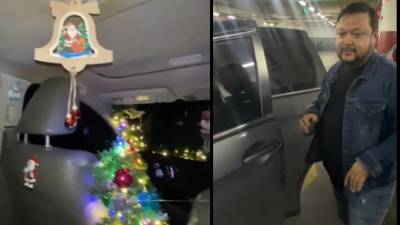 Nelson Rojas fue captado cuando atendía a una clienta en un centro comercial de San Pedro Sula.