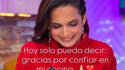 Uno de los últimos mensajes públicos de Sandra Díaz quedó plasmado en sus redes sociales, donde expresó el profundo amor que sentía por la cocina y el agradecimiento que tenía hacia quienes apoyaron su carrera profesional.
