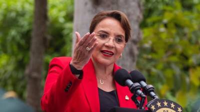 La presidenta hondureña Xiomara Castro.