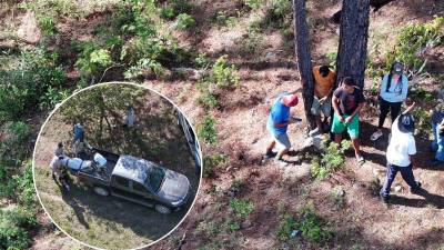 El cuerpo de don Juan Ángel Domínguez fue encontrado en el sector de Las Frías, en un área montañosa del municipio de Salamá, Olancho