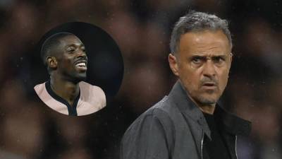 Luis Enrique dejó fuera de la convocatoria del PSG para el duelo en Champions a Dembélé.