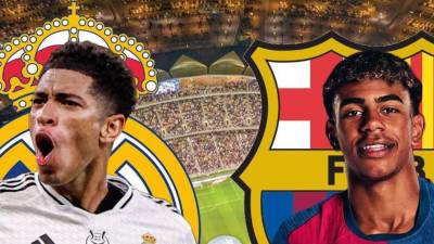 Bellingham es una de las figuras del Real Madrid y Lamine Yamal del FC Barcelona.