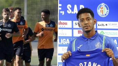 Choco Lozano fue presentado por el Getafe el pasado miércoles.