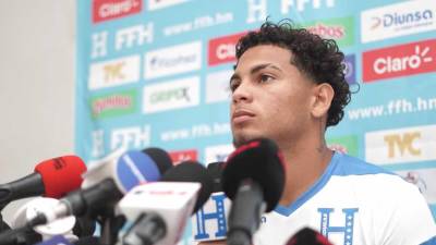 David Ruiz compareció en rueda de prensa para hablar del juego contra Trinidad y Tobago.
