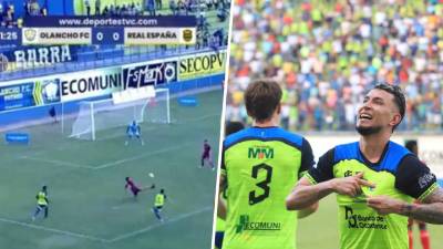 Así fue el doblete de Erick Andino que liquidó a Real España