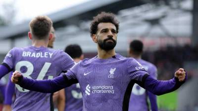 Mohamed Salah marcó un gol para la victoria del Liverpool contra el Brentford.