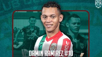 Anuncio de Marathón tras renovar a Damin Ramírez.