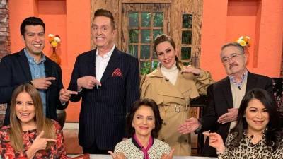 El staff de presentadores de “Ventaneando”.