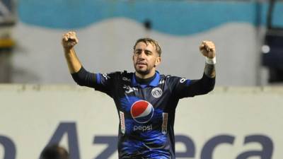 Agustín Auzmendi es el hombre gol del Motagua en el Torneo Apertura 2023.