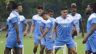 La Selección de Honduras realizó su entrenamiento previo a su viaje a Toluca para enfrentar a México.