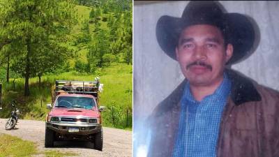 El vehículo de Rodríguez quedó en una carretera secundaria de Olancho.