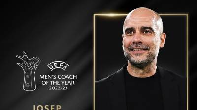 Guardiola ganó la última temporada la “Premier” y la Copa inglesa, la Liga de Campeones y la Supercopa de Europa.