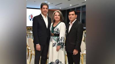 José Martín Chicas, Georgina Barahona y Yusuf Amdani.