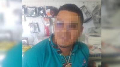 Momentos de la detención de Bayron René Hernández, juez municipal de Santa Rosa de Copán