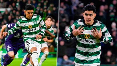 Luis Palma marcó un gol y brindó una asistencia en la victoria del Celtic contra el Hibernian.