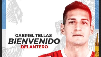 Gabriel Tellas, delantero argentino.