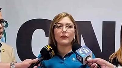 Ana Paola Hall, consejera del Consejo Nacional Electoral (CNE).