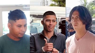 Dennis Joel Romero Morales, Carlos Alexis Molina Mencías y Williams Noé Reyes Izaguirre, acusados por su presunta participación en la masacre que dejó 20 muertos en Rigores, Colón.