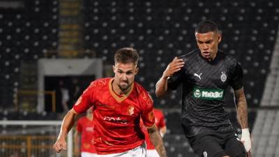 Kervin Arriaga llegó a disputar en total 71 minutos en su debut oficial con el Partizán de Belgrado en la Liga de Serbia