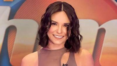 La conductora de televisión Tania Rincón.