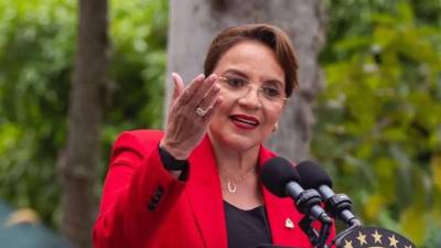 La presidenta de Honduras, Xiomara Castro.