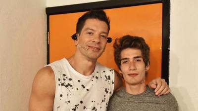 Yahir y su hijo Tristán.