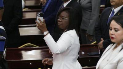 La diputada nacionalista Johana Bermúdez. Fotos: Emilio Flores / LA PRENSA.