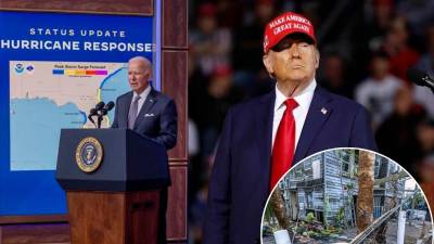 El presidente de Estados Unidos, Joe Biden y el actual candidato republicano a la Casa Blanca, Donald Trump.