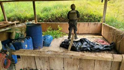 Tenían químicos para procesar la droga.