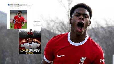 Keyrol, hijo de Maynor Figueroa, firmó su primer contrato profesional con el Liverpool de la Premier League de Inglaterra y así reaccionaron los medios nacionales e internacionales.