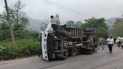 Uno de los vehículos que participaron en el trágico accidente.