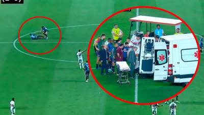 El jugador del Nacional, Juan Izquierdo, se desmayó en pleno partido ante Sao Pualo en la Copa Libertadores.