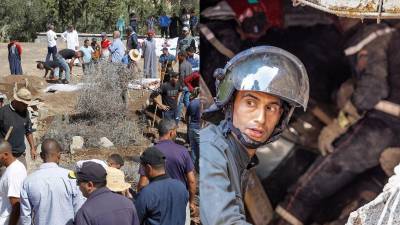 Pocos edificios siguen en pie en Marrakech, Marruecos, casi todos se derrumbaron tras el sismo de 6.8 que sacudio al país.