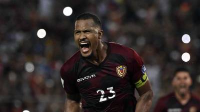 Salomón Rondón fue la figuera del partido para el triunfo de Venezuela contra Paraguay en las eliminatorias sudamericanas.
