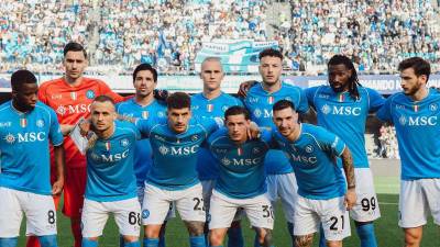 Napoli es noveno en la tabla de posiciones de la Serie A.