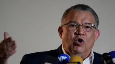 El candidato opositor de Venezuela Enrique Márquez.