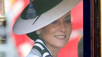 La princesa de Gales Kate Middleton en primera reaparición pública.