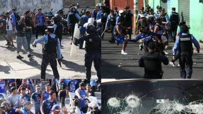 Lamentables escenas de violencia se vivieron este domingo 12 de abril, previo al clásico entre Motagua y Olimpia, correspondiente a la jornada 18 del Clausura 2026 de la Liga Nacional de Honduras.