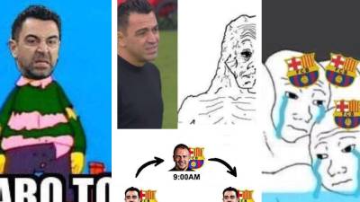 Xavi fue despedido por el Barcelona y las redes sociales no perdonaron y se burlaron a través de memes.
